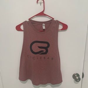 Rose Pink CYCLEBAR Muscle Crop